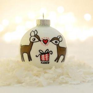 Reindeer - Pregnant/expecting Ornament